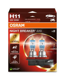 64211NB220-2HB Zarovka, dalkovy svetlomet NIGHT BREAKER® 220 ams-OSRAM