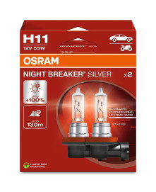 64211NBS-2HB Zarovka, dalkovy svetlomet NIGHT BREAKER® SILVER ams-OSRAM