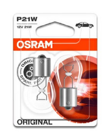 7506-02B OSRAM Žárovka (2ks) P21W (řada ORIGINAL - METAL BASE) | 12V 21W | 7506-02B OSRAM
