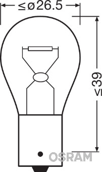 7529 ams-OSRAM żiarovka pre smerové svetlo 7529 ams-OSRAM