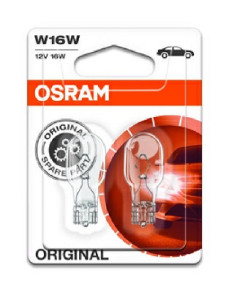 921-02B OSRAM Žárovka (2ks) W16W (řada ORIGINAL - GLASS WEDGE BASE) | 12V 16W | 921-02B OSRAM