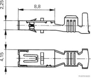 50253236088 Lem spony HERTH+BUSS ELPARTS