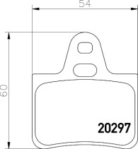 MDB1077 MINTEX sada brzdových platničiek kotúčovej brzdy MDB1077 MINTEX