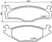 MDK0075 Souprava brzd, koutocova brzda BrakeBox, Pad and Disc Kit MINTEX