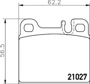 MDB1650 Sada brzdových destiček, kotoučová brzda MINTEX