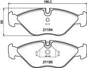 MDB1460 Sada brzdových destiček, kotoučová brzda MINTEX