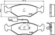 MDB1430 Sada brzdových destiček, kotoučová brzda MINTEX