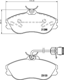 MDB1820 Sada brzdových destiček, kotoučová brzda MINTEX