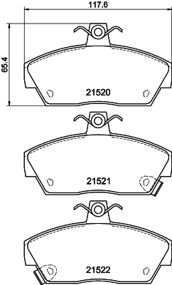 MDK0034 Souprava brzd, koutocova brzda BrakeBox, Pad and Disc Kit MINTEX