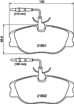 MDK0174 Souprava brzd, koutocova brzda BrakeBox, Pad and Disc Kit MINTEX