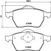 MDK0068 Souprava brzd, koutocova brzda BrakeBox, Pad and Disc Kit MINTEX