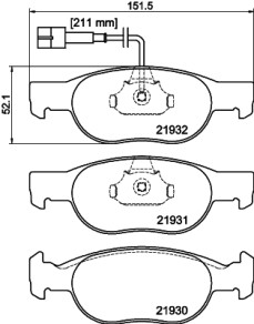 MDK0170 Souprava brzd, koutocova brzda BrakeBox, Pad and Disc Kit MINTEX