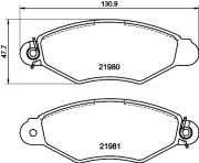 MDK0129 Souprava brzd, koutocova brzda BrakeBox, Pad and Disc Kit MINTEX