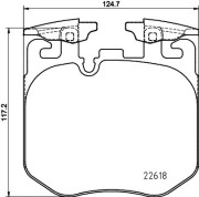 MDB3863 Sada brzdových destiček, kotoučová brzda MINTEX