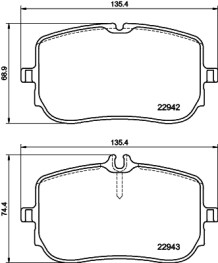 MDB4130 Sada brzdových destiček, kotoučová brzda MINTEX