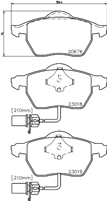 MDK0230 Souprava brzd, koutocova brzda BrakeBox, Pad and Disc Kit MINTEX