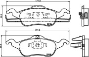 MDK0085 Souprava brzd, koutocova brzda BrakeBox, Pad and Disc Kit MINTEX