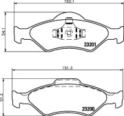 MDK0147 Souprava brzd, koutocova brzda BrakeBox, Pad and Disc Kit MINTEX