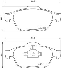 MDK0189 Souprava brzd, koutocova brzda BrakeBox, Pad and Disc Kit MINTEX