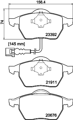 MDK0214 Souprava brzd, koutocova brzda BrakeBox, Pad and Disc Kit MINTEX