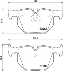 MDB2569 Sada brzdových destiček, kotoučová brzda MINTEX