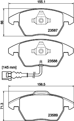 MDK0220 Souprava brzd, koutocova brzda BrakeBox, Pad and Disc Kit MINTEX