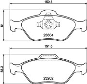 MDK0172 Souprava brzd, koutocova brzda BrakeBox, Pad and Disc Kit MINTEX