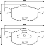 MDB4059 MINTEX sada brzdových platničiek kotúčovej brzdy MDB4059 MINTEX