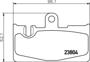 MDB2136 MINTEX sada brzdových platničiek kotúčovej brzdy MDB2136 MINTEX