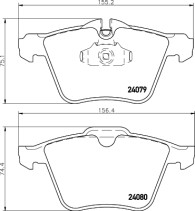 MDB2789 Sada brzdových destiček, kotoučová brzda MINTEX