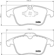 MDB3713 Sada brzdových destiček, kotoučová brzda MINTEX