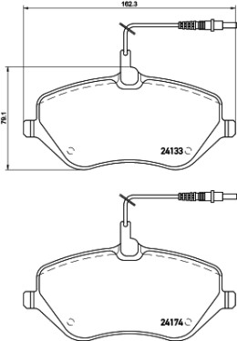 MDK0207 Souprava brzd, koutocova brzda BrakeBox, Pad and Disc Kit MINTEX