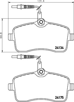 MDK0205 Souprava brzd, koutocova brzda BrakeBox, Pad and Disc Kit MINTEX