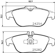 MDB3247 Sada brzdových destiček, kotoučová brzda MINTEX