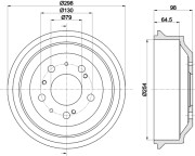 MBD037 Brzdový buben MINTEX