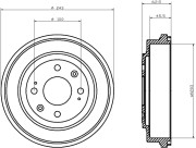 MBD268 Brzdový buben MINTEX