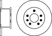 MDC1174 Brzdový kotouč MINTEX