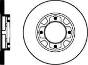 MDC581 Brzdový kotouč MINTEX