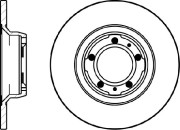 MDC1154 Brzdový kotouč MINTEX