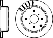 MDC1147 Brzdový kotouč MINTEX