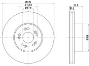 MDC793 MINTEX brzdový kotúč MDC793 MINTEX