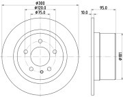 MDC1203 Brzdový kotouč MINTEX