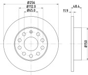 MDC1679C Brzdový kotouč MINTEX