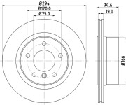 MDC1815 Brzdový kotouč MINTEX