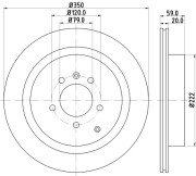 MDC1715C MINTEX brzdový kotúč MDC1715C MINTEX