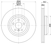 MDC83115C MINTEX brzdový kotúč MDC83115C MINTEX