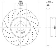 MDC83137C MINTEX brzdový kotúč MDC83137C MINTEX