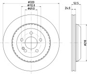 MDC83144C MINTEX brzdový kotúč MDC83144C MINTEX