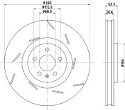 MDC83037RC MINTEX brzdový kotúč MDC83037RC MINTEX