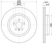 MDC83211C MINTEX brzdový kotúč MDC83211C MINTEX